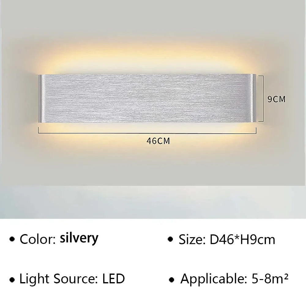 Karnz | LumiEra Moderne LED Wandleuchte | Stilvolles Design | Warmweißes Licht für Schlafzimmer, Flur & Badezimmer