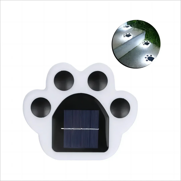 Glowing Paw LED Solar-Wegbeleuchtung für den Außenbereich | Karnz