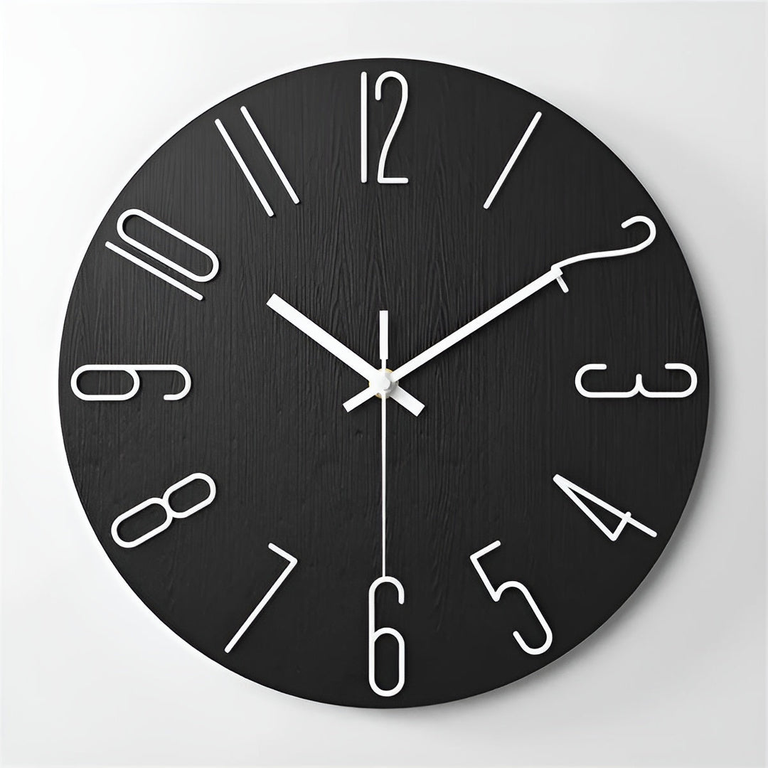 3D-Wanduhr – Modern und elegant | Dekorative Wanduhr für Wohnzimmer und Büro