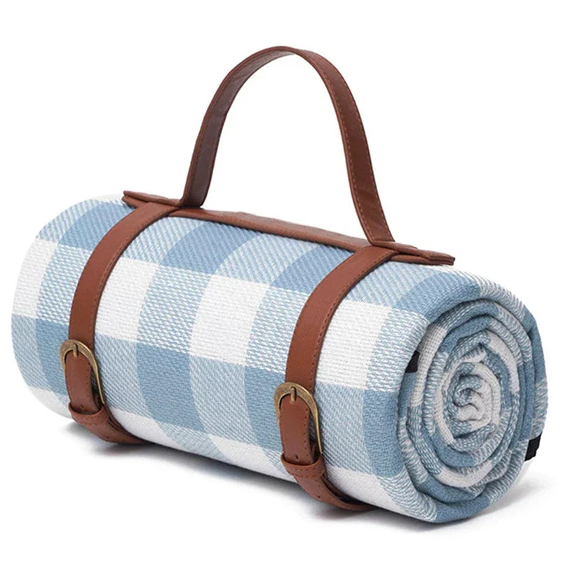 Kompakte Picknickdecke – Blau | Karnz