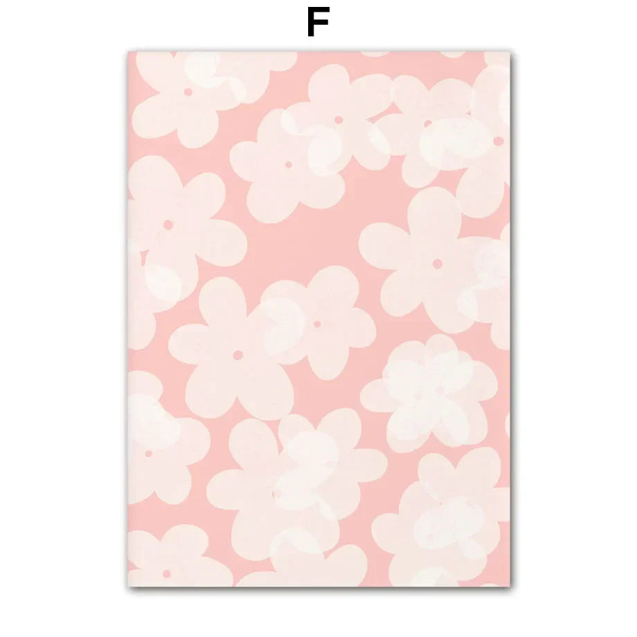 Pink Lavendel Gänseblümchen Blumenmarkt Poster Wandkunst Feine Kunst Leinwanddrucke Pastell Blumenbilder Für Wohnzimmer Schlafzimmer Kunst Dekor | Karnz