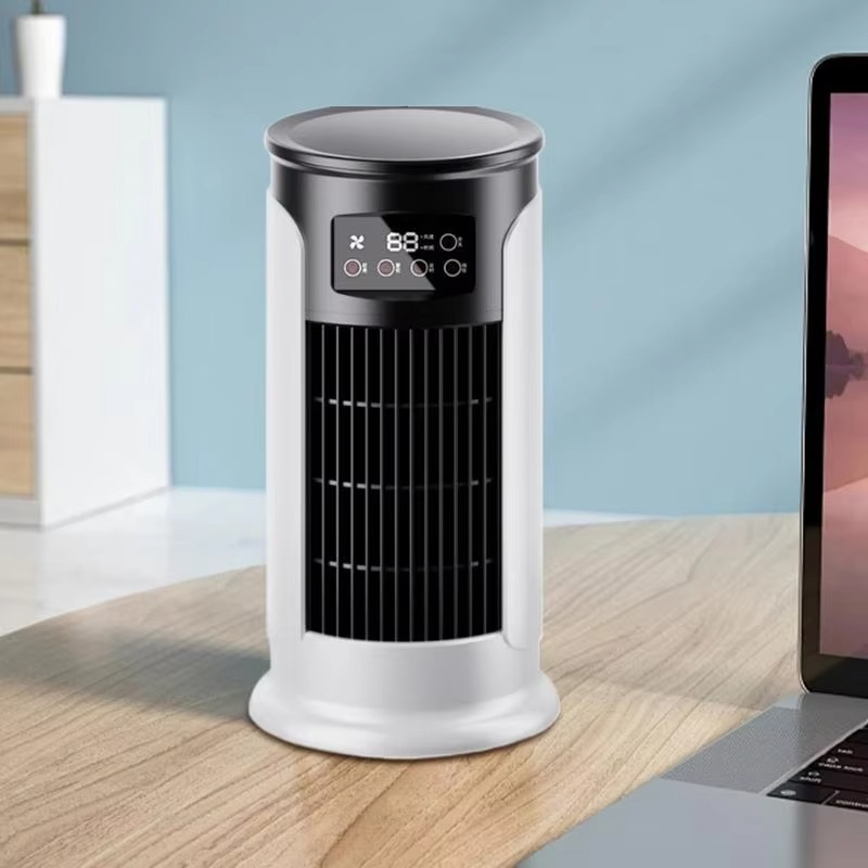 Tragbare Klimaanlagenventilator Verdunstungskühler USB Leise Timer Raumkühlung Kleiner 10 oz Wassertank Persönlicher Kühler Einstellbar | Karnz