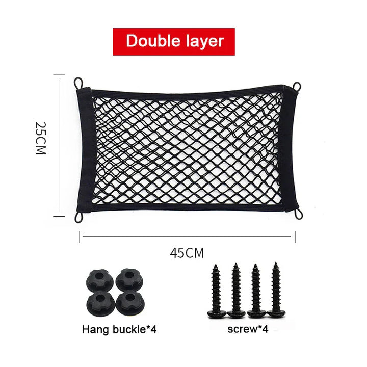 Karnz | Dehnbare Mesh-Cargo-Netz-Autolager-Organizer-Tasche
