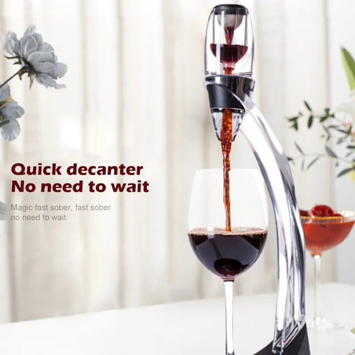 Karnz | VinaLuxe Weinbelüfter mit Filter | Sofort volles Aroma | Weichere Tannine | Modernes Design
