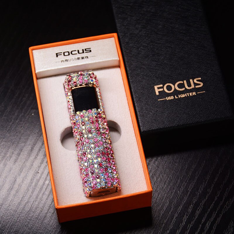 Karnz | Sparkle Stone Strass Wiederaufladbares Tragbares Feuerzeug