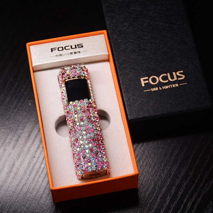 Karnz | Sparkle Stone Strass Wiederaufladbares Tragbares Feuerzeug