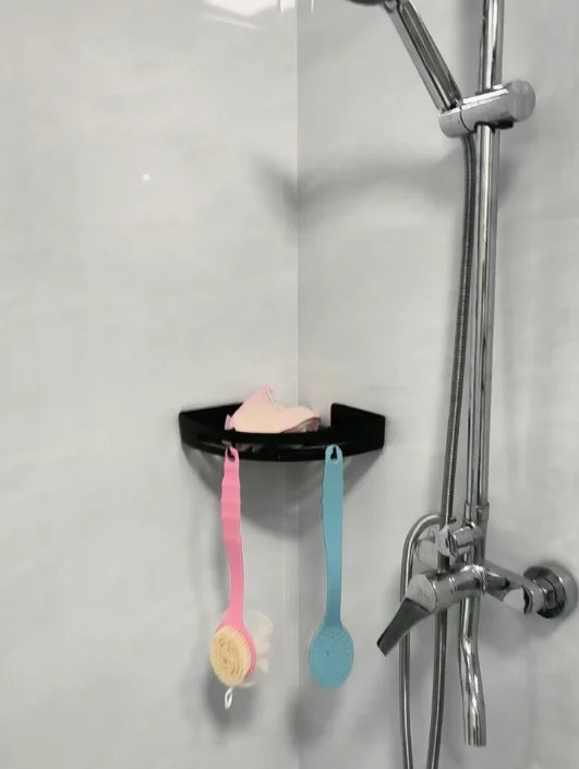 AQUAFIX Selbstklebender Duschorganizer – Stark haftend, bohrfrei & wasserdicht Karnz