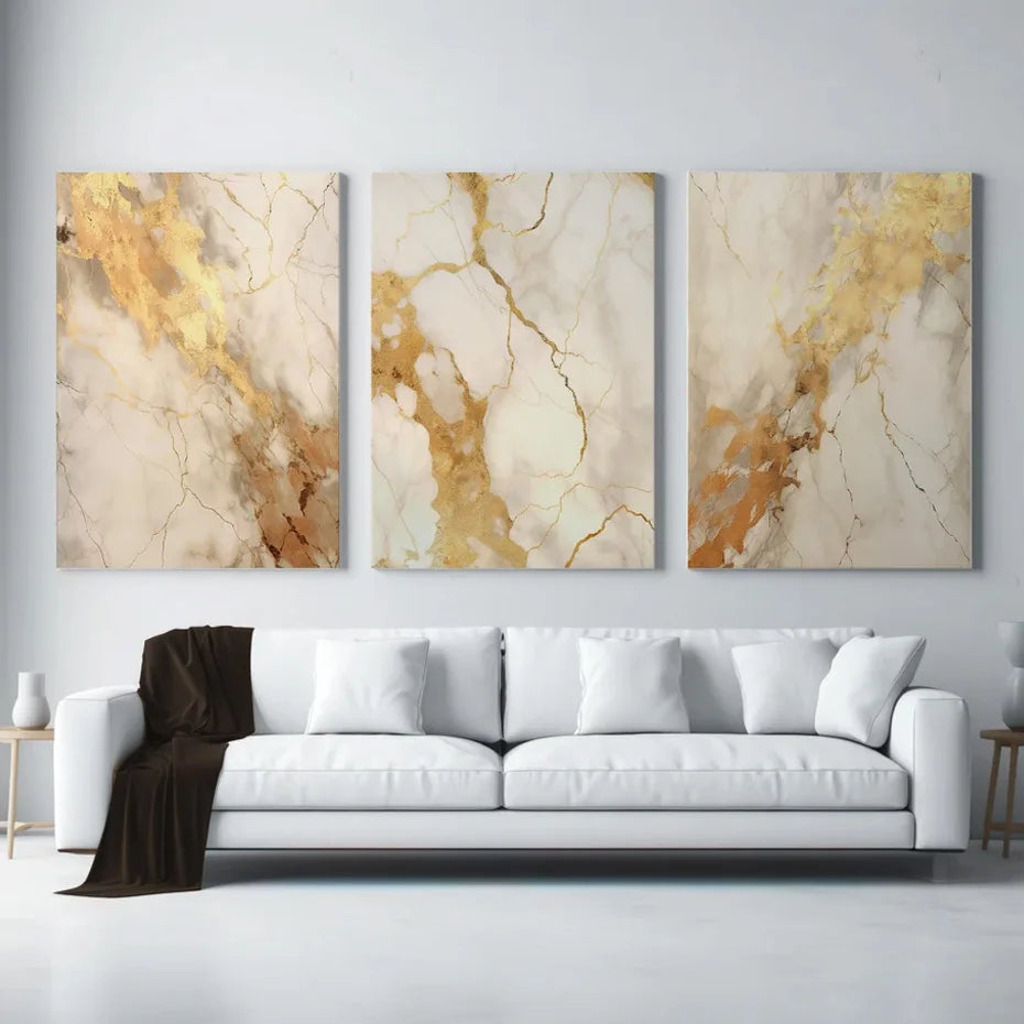 Moderner Schwarzer Beige Gold Flüssiger Marmor Druck Abstrakte Wandkunst Feine Kunst Leinwanddrucke Bilder Für Wohnzimmer Schlafzimmer Kunstdekoration | Karnz
