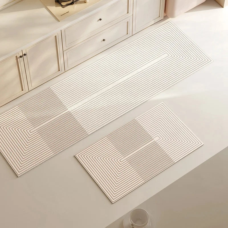 SafeStyle Rutschfeste Matte für Zuhause – Modernes Design & Waschbares Kunstleder | Karnz