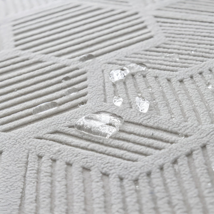 Jacquard-Sofabezug mit geometrischem Muster – weich und haustierfreundlich | perfekt zum Schutz und für gemütliche Wohnräume | Karnz