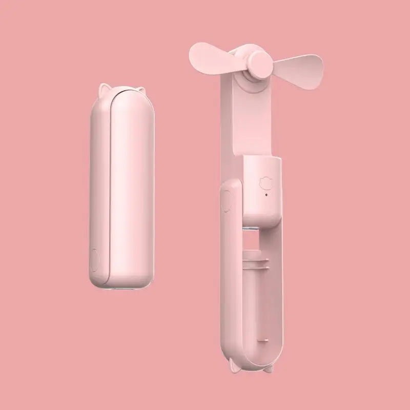 Neuer Tragbarer Mini Ventilator - Kreativ, Drei-Geschwindigkeits-Einstellbar, Einfarbig, USB Wiederaufladbarer Kleiner Ventilator | Karnz