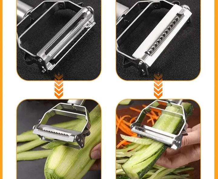 Gemüseschäler Edelstahl Ergonomisch Rostfrei | Karnz