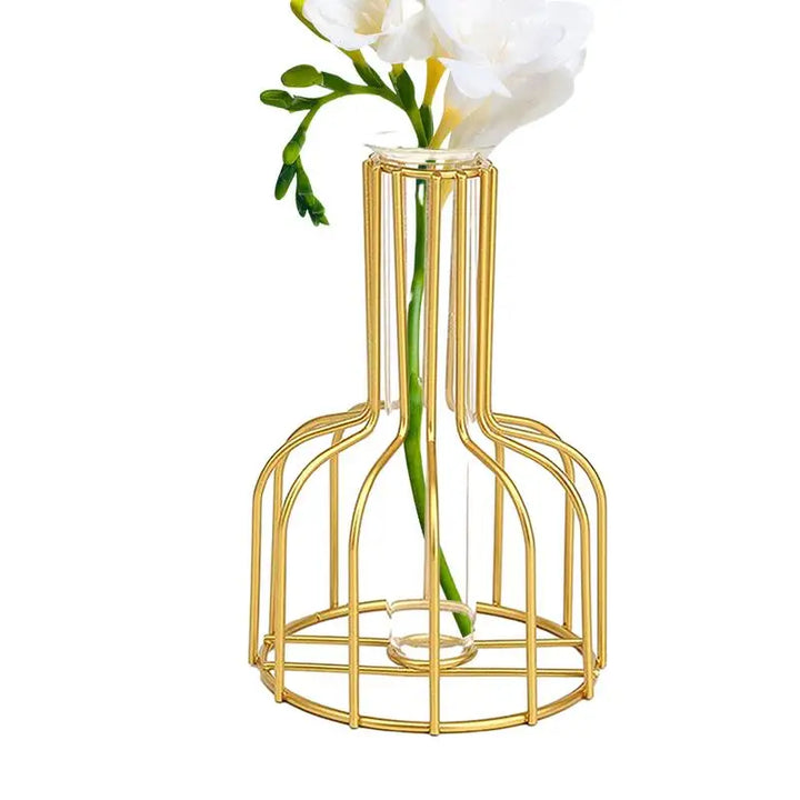 Gold Cage Vase Karnz