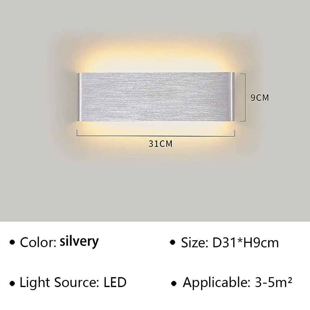 Karnz | LumiEra Moderne LED Wandleuchte | Stilvolles Design | Warmweißes Licht für Schlafzimmer, Flur & Badezimmer
