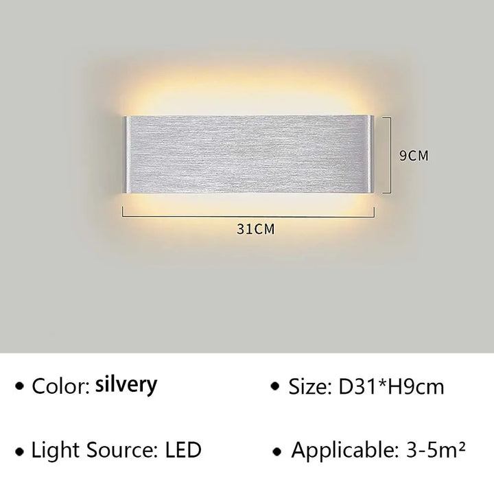 Karnz | LumiEra Moderne LED Wandleuchte | Stilvolles Design | Warmweißes Licht für Schlafzimmer, Flur & Badezimmer