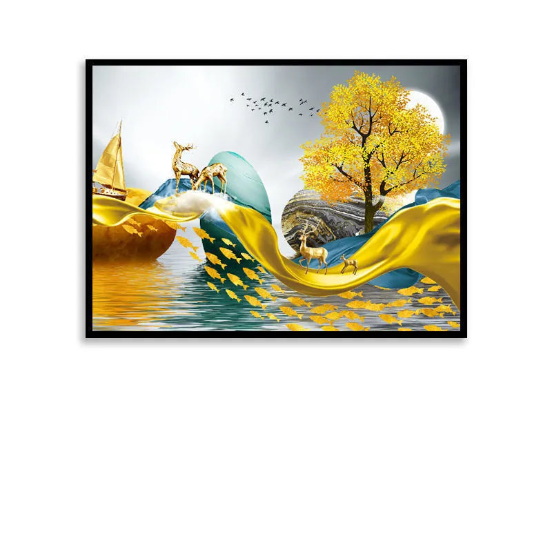 Art View Elegante Leinwand Elektrische Box Abdeckung | Karnz