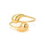 Karnz | Bold Wasser Tropfen Bangle Armband