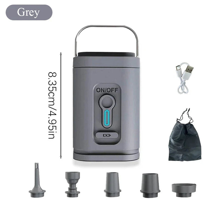 Mini-Luftpumpe USB-C mit 5 Düsen – 200 L/min | Karnz