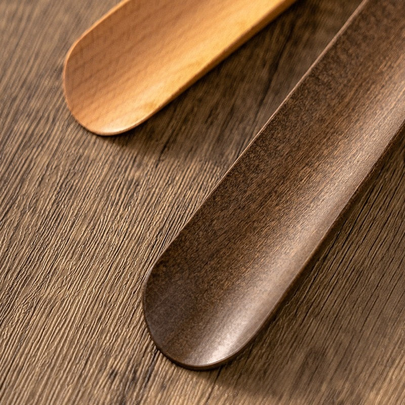 Karnz | Holz langer Griff magnetischer Schuhlöffel