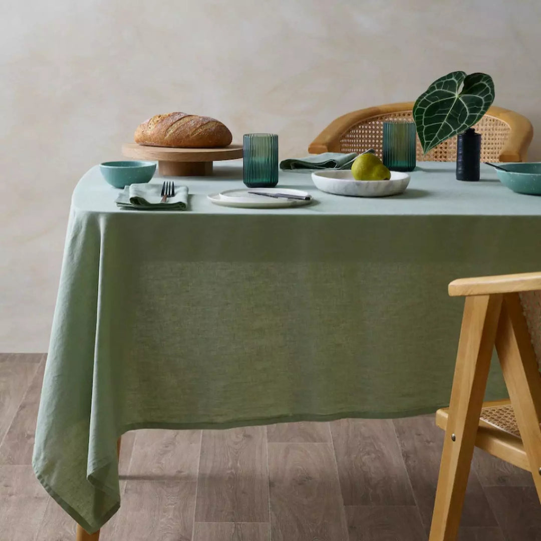 Leinen Tischdecke | Staubdicht, Verschiedene Größen, Lebhafte Farben