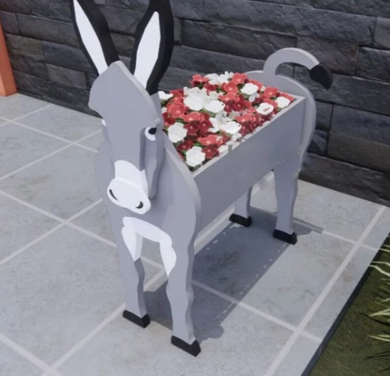 Verzaubernder PVC Garten Tier Blumentopf