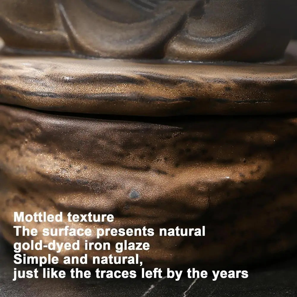 Meditative Mönch Räuchergefäß