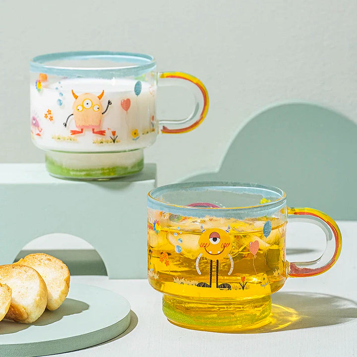 Regenbogen Monster Kaffeetasse
