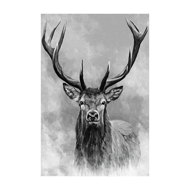 Nordische Wildnis Adler Reh Landschaft Wandkunst Fein Kunst Leinwanddrucke Bilder Für Wohnzimmer Esszimmer Nordische Heimdekoration | Karnz