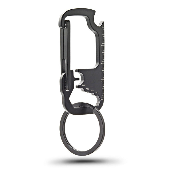 Karnz | Edelstahl EDC Multi Tool Flaschenöffner Schlüsselanhänger