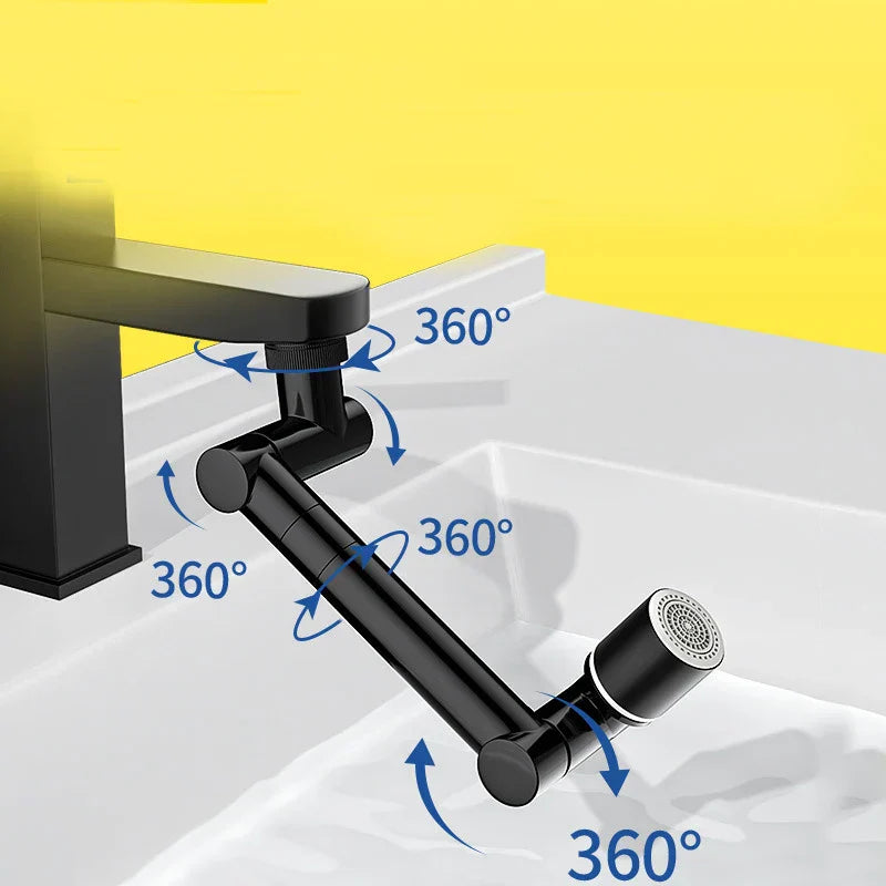 FlexiFlow 360° drehbarer und ausziehbarer Wasserhahnkopf Karnz
