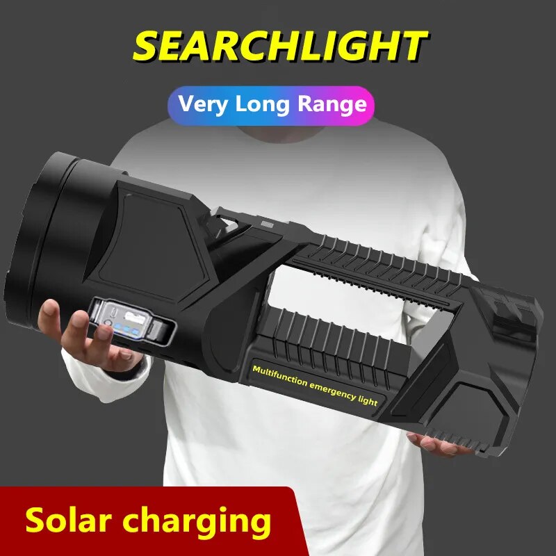 Solar Hochleistungs-Multifunktions-Taschenlampe | Karnz