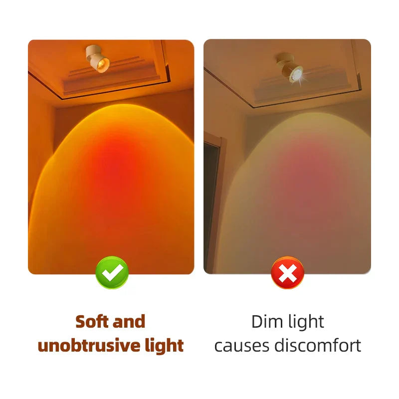 LED Sonnenuntergang Atmosphäre Wandstrahler