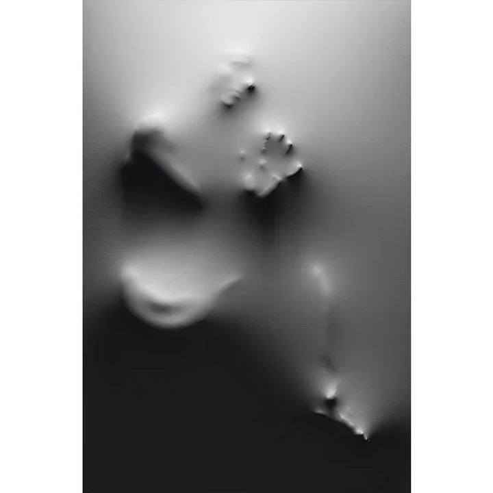 Moderne Kunst Abstrakte Gespenstische Figuren In Der Wand Leinwanddrucke Schwarz Weiß Wandkunst Poster Bilder Für Wohnzimmer Schlafzimmer Kunst Dekor | Karnz