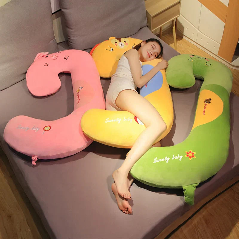 Übergroßes Kuschelmuster Plüschkissen