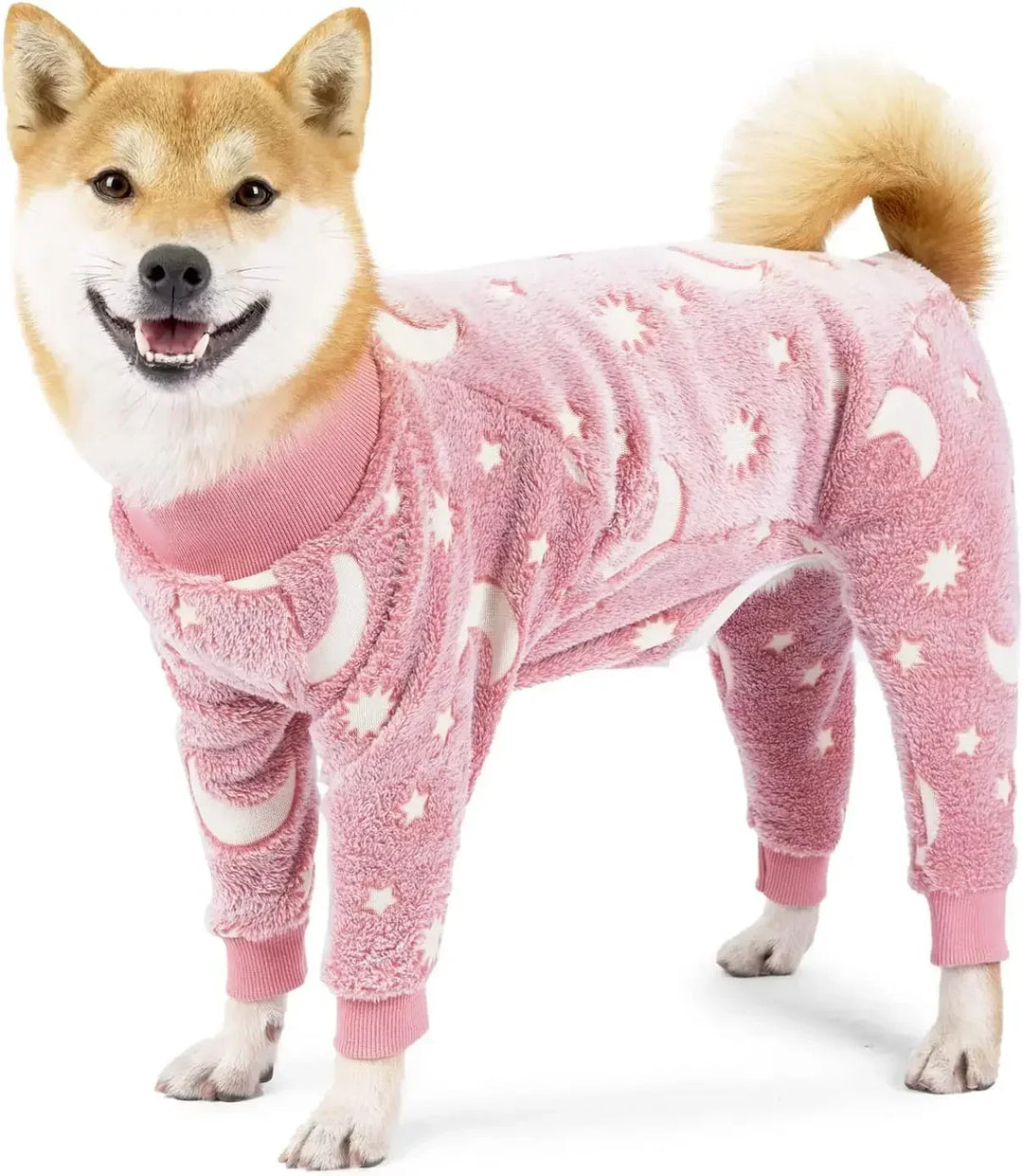 Warmer Hundepyjama für den Winter flauschig und dehnbar Karnz