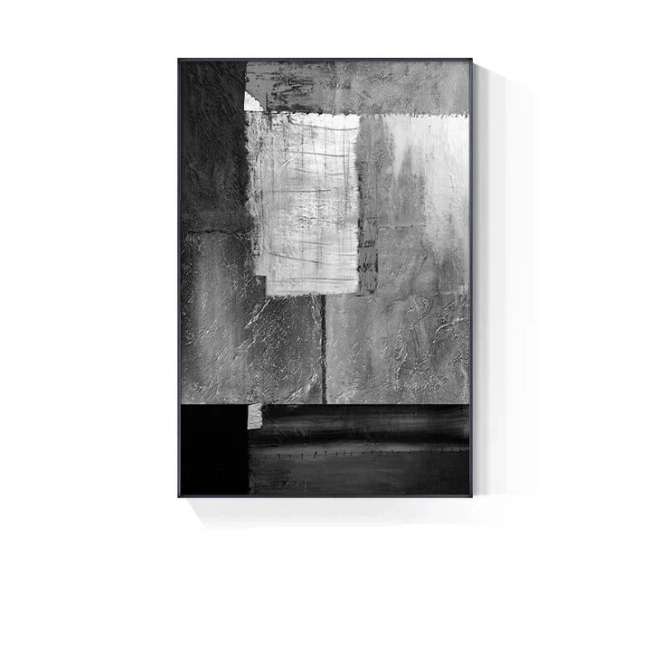 Blau-Grau Industrie Abstrakte Wandkunst Feine Kunstleinwanddrucke Moderne Kunst Für Zeitgenössisches Wohnzimmer Esszimmer Home Office Foyer Kunst Dekor