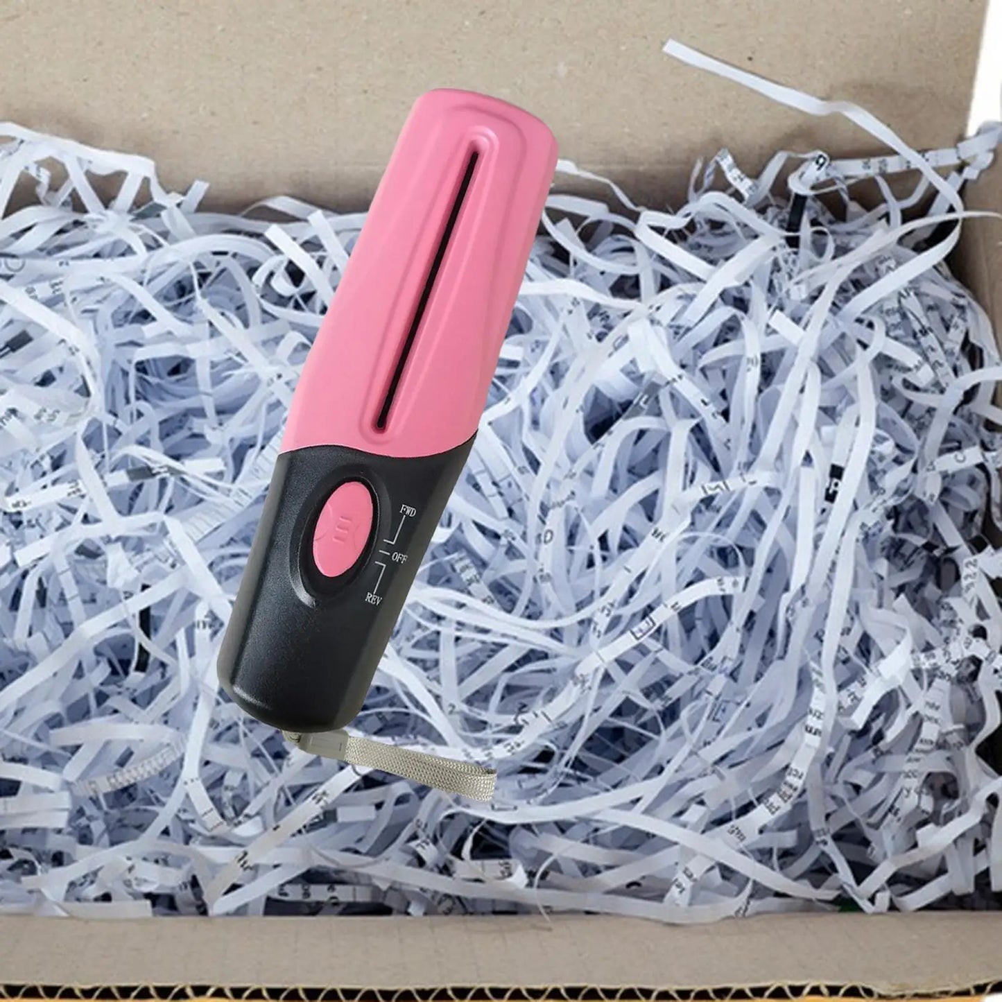 DataGuard Mini-Aktenvernichter | Kompakt & Leise | USB/Akku | Für Zuhause & Büro