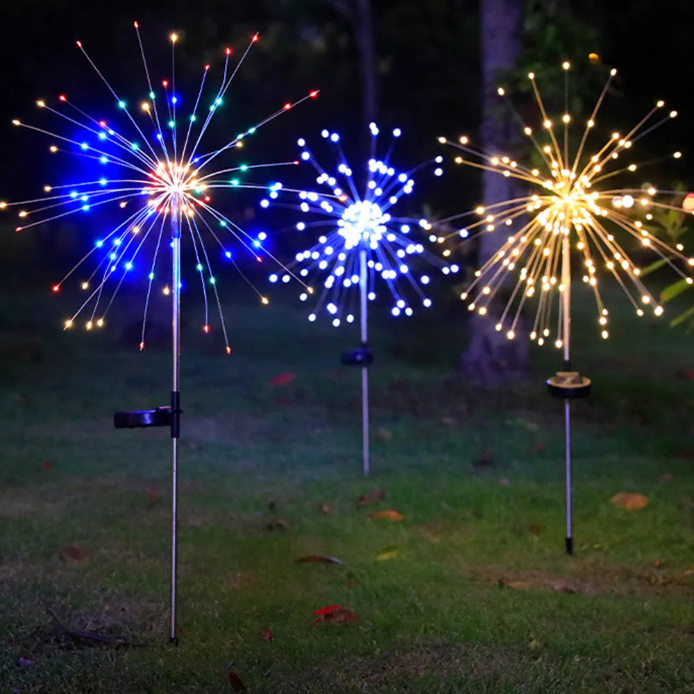 LED Solar Feuerwerk Fee Außenwegbeleuchtung | Karnz