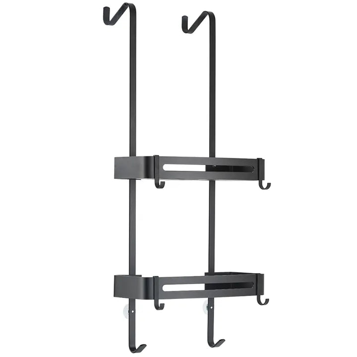 Sleek Duschnagelfreies Dual-Layer-Organizer-Regal