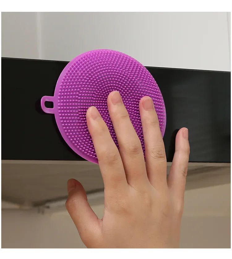 CleanFlex – Silikon Geschirr Bürste & Multifunktionale Küchen Scrubber Pad Karnz