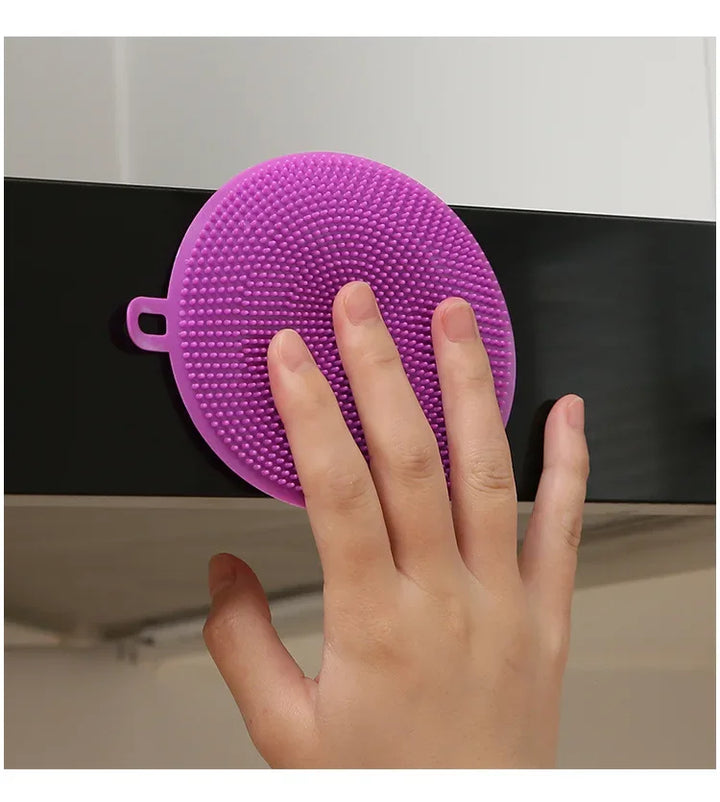 CleanFlex – Silikon Geschirr Bürste & Multifunktionale Küchen Scrubber Pad Karnz