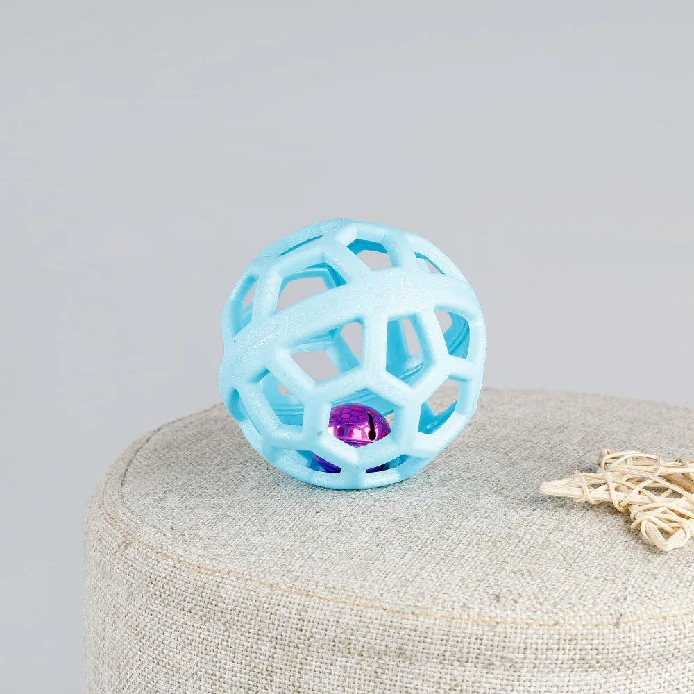 Kauball aus Naturgummi mit Glocke Karnz