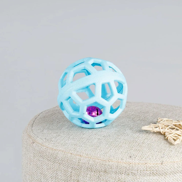 Kauball aus Naturgummi mit Glocke Karnz