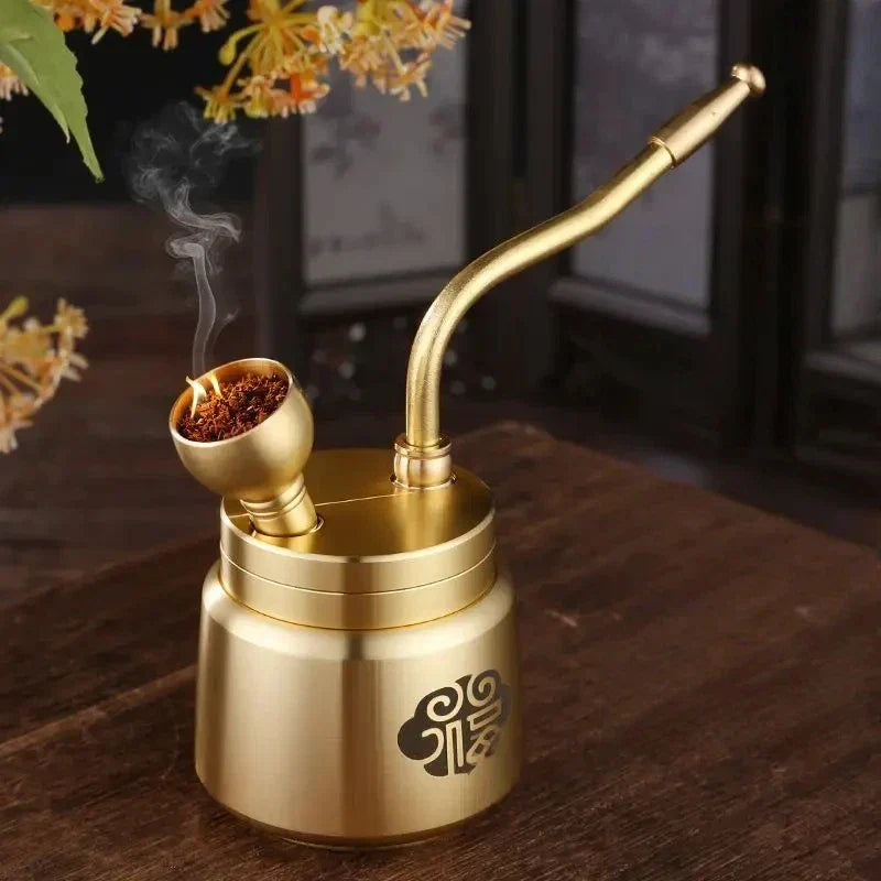 Artisan Brass Pipe Aromatherapie Räuchergefäß | Karnz