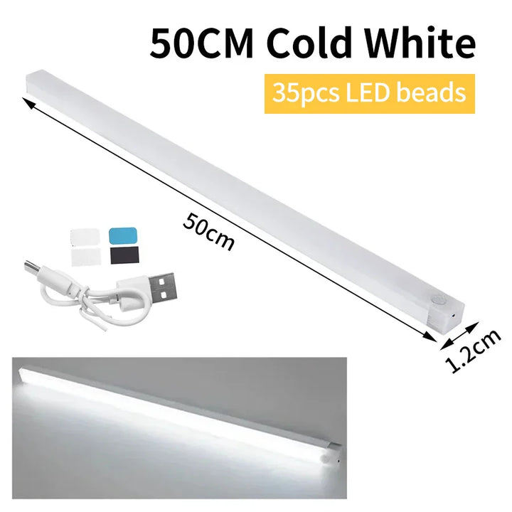 Karnz | SenseLite Motion LED | Wiederaufladbares Sensorlicht mit Magnetbefestigung | Warmweiß | Für Schrank, Bett & Flur