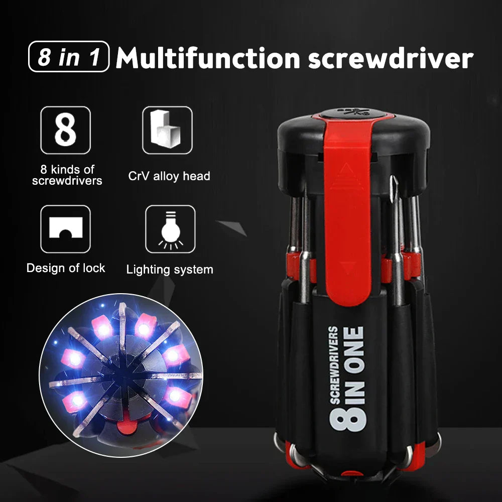Bright Fix 8in1 LED Multi-Tool Schraubendreher | Karnz