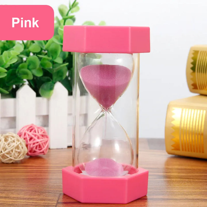 Hexagonale Dekorative Sanduhr – Mehrere Zeitoptionen und Farben | Karnz