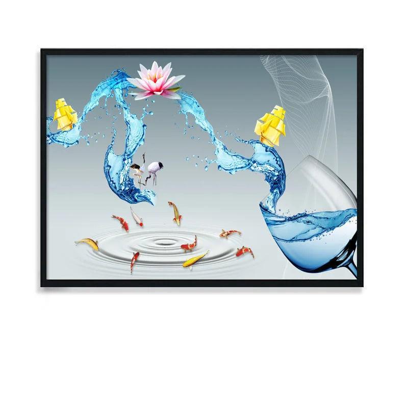 Art View Elegante Leinwand Elektrische Box Abdeckung | Karnz