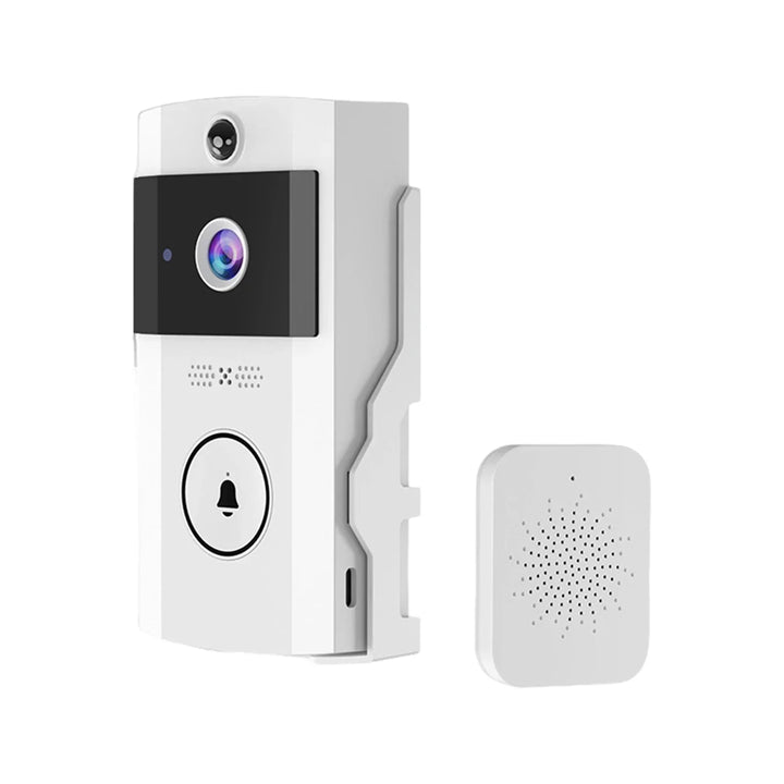 Karnz | SecuraSun DoorCam Kabellose HD-Video-Türklingel mit Solar-Ladung & WLAN | IP65 Wasserdicht