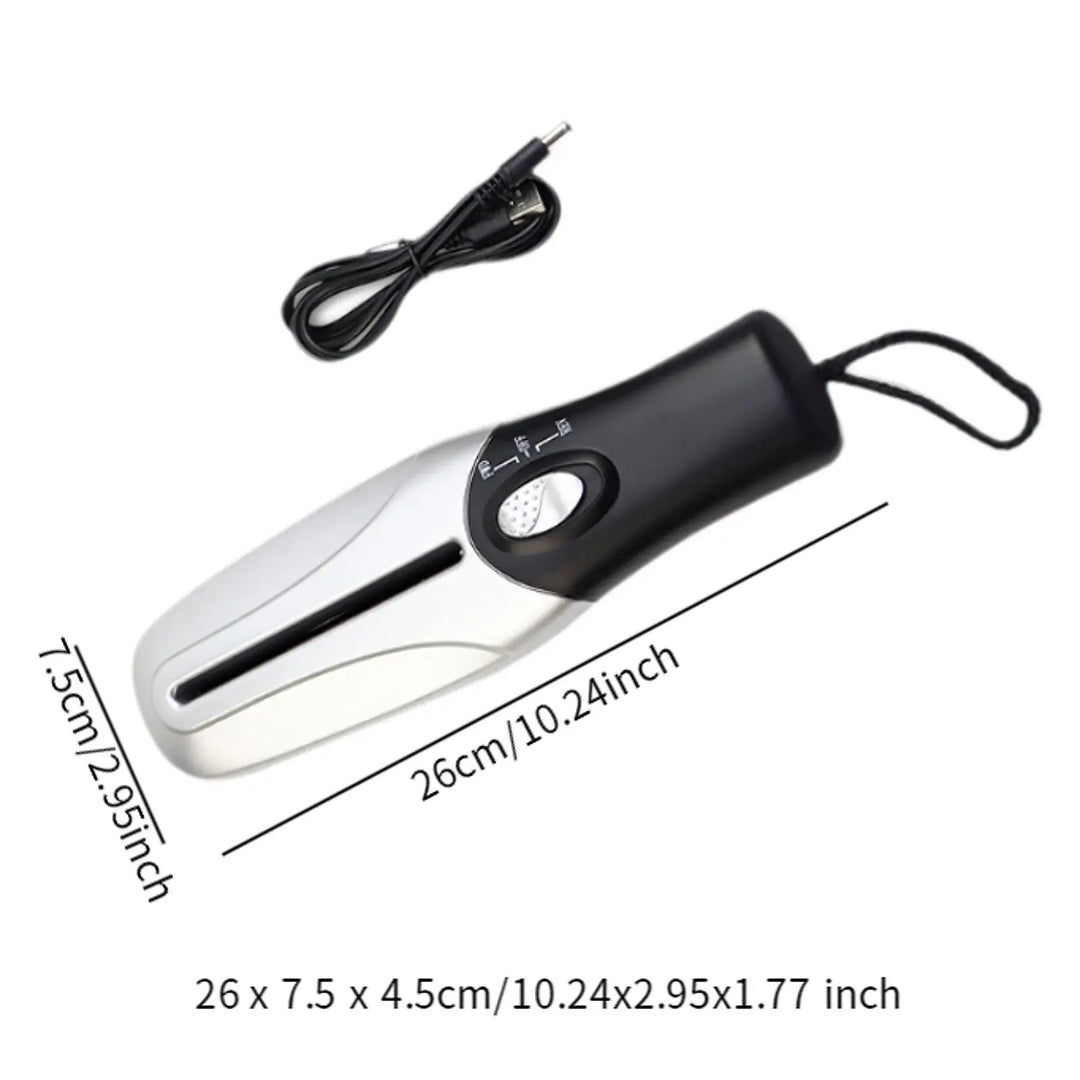 DataGuard Mini-Aktenvernichter | Kompakt & Leise | USB/Akku | Für Zuhause & Büro